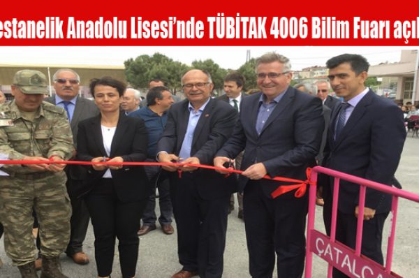 Kestanelik Çok Programlı Anadolu Lisesi’nde TÜBİTAK 4006 Bilim Fuarı açıldı